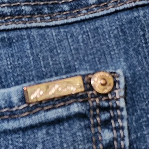 Melissa McCarthy Seven7 Women's Straight Leg Jeans - Blue - Picture 10 of 10